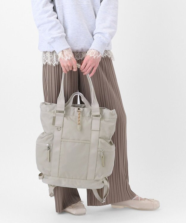 ACE BAGS & LUGGAGE W&.Day/Night アワイ 2WAYトート A4サイズ 13.3インチPC収納 20501 ダブルアンドデイナイト アイボリー