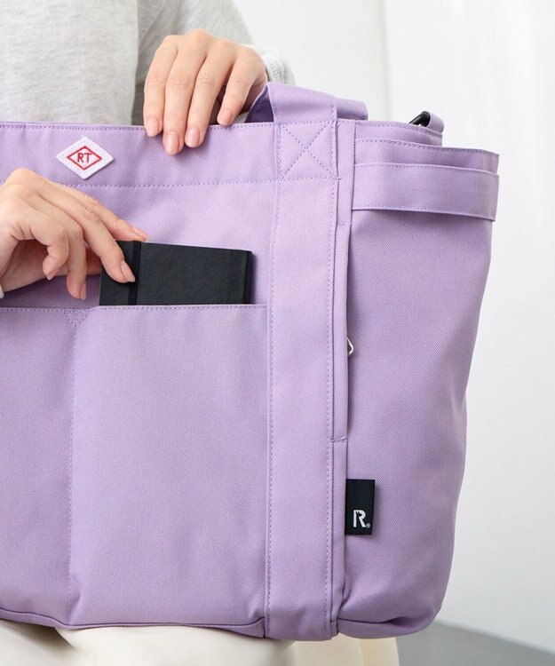 ROOTOTE 3182【ロングセラー商品】SN.ミディアム.ポケッツ-E 01：ラベンダー