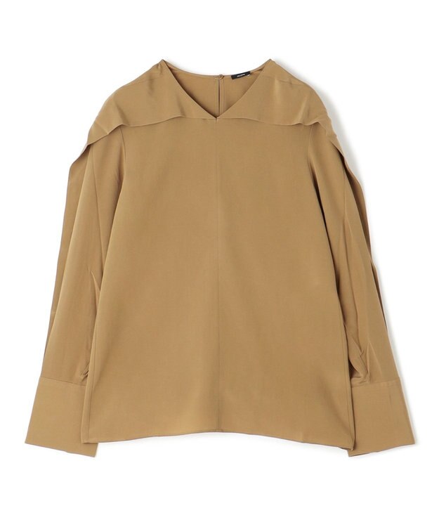 JOSEPH 【洗える】ニューシーディーシー　ブラウス Khaki