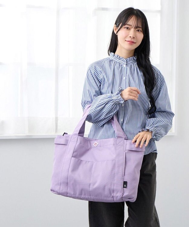 ROOTOTE 3182【ロングセラー商品】SN.ミディアム.ポケッツ-E 01：ラベンダー