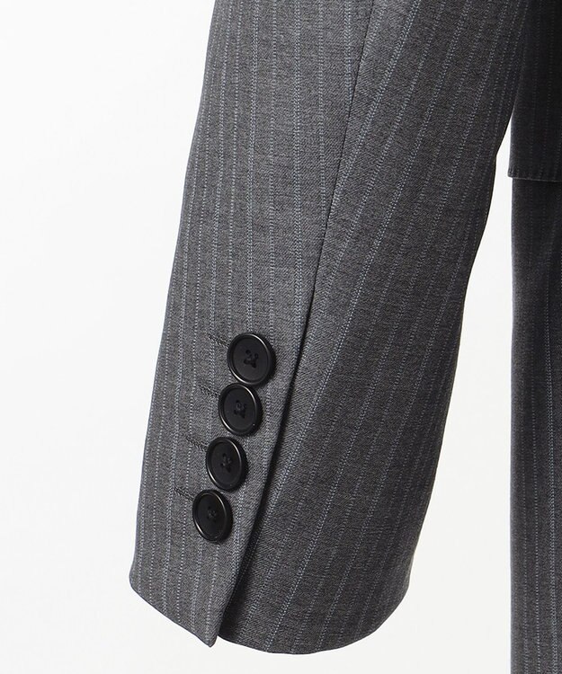 J.PRESS MEN 【ESSENTIAL CLOTHING】オルタネートストライプ スーツ ライトグレー系1