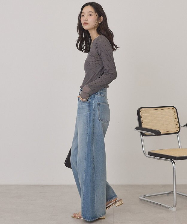 AMERICAN HOLIC シアードットプルオーバー Charcoal Gray