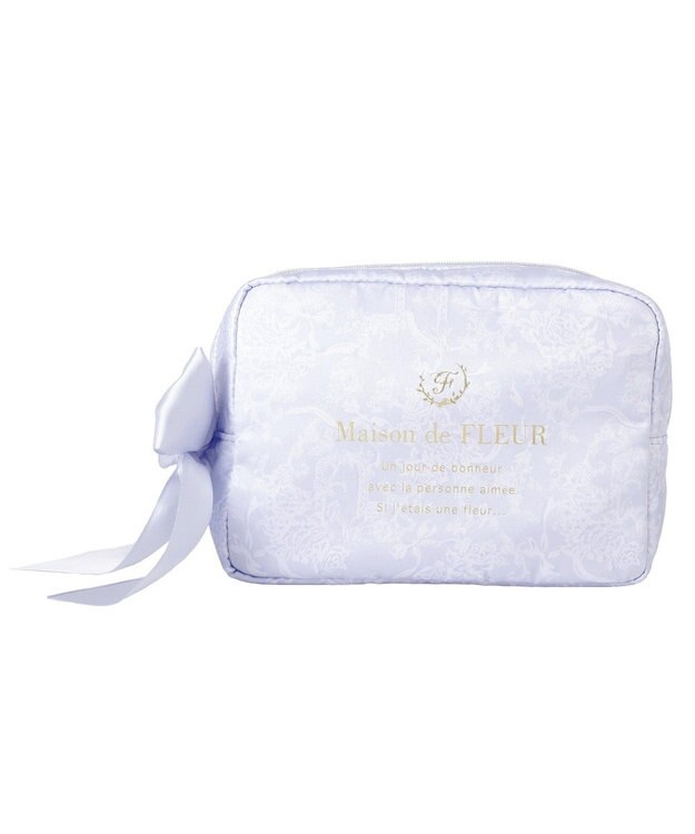 Maison de FLEUR ブランドロゴマルチケース Sax