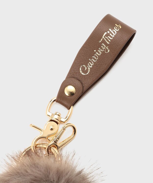 GRACE CONTINENTAL ファーチャーム ブラウン