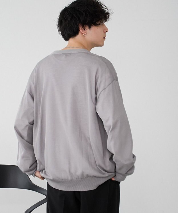 WEGO 【ユニセックス着用ITEM/紫外線対策/冷房対策】シアーカーディガン グレー