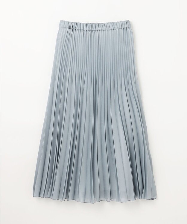 GRACE CONTINENTAL チンツプリーツスカート ブルー