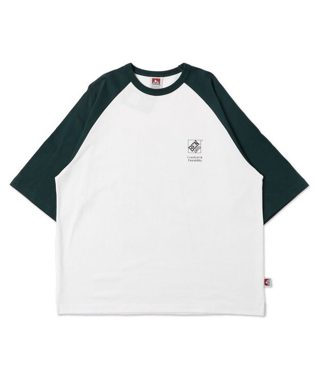 WEGO 【ユニセックス着用ITEM】別注ベンデイビスラグランT グリーン