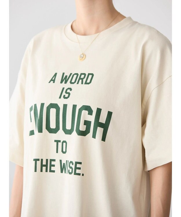 AMERICAN HOLIC ロゴカットラウンドチュニック Ivory