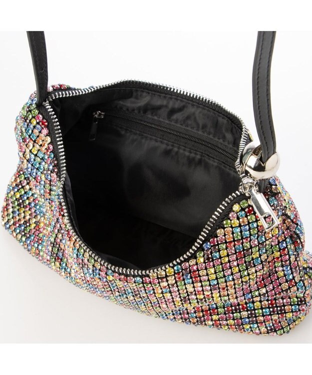 UNBILLION カシュカシュ cachecache / ワンハンドルメタリックビーズバッグ ミックス