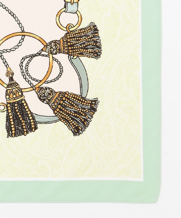 ANY マルチスクエアスカーフ グリーン