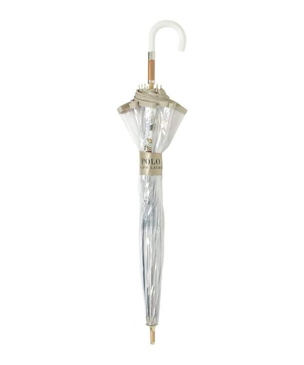 MOONBAT POLO RALPH LAUREN（ポロ ラルフローレン) ビニール傘 TPU×SEASONAL BEAR 雨傘 長傘 ベージュ