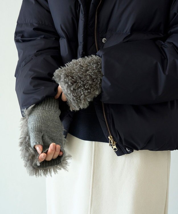 UNFILO フェイクファー グローブ グレーシャギー