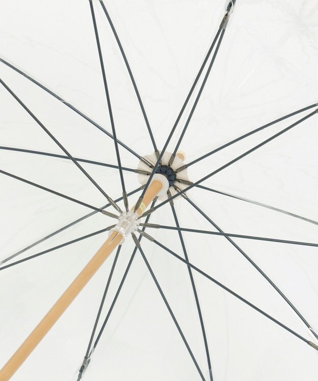 MOONBAT POLO RALPH LAUREN（ポロ ラルフローレン) ビニール傘 TPU×SEASONAL BEAR 雨傘 長傘 ベージュ