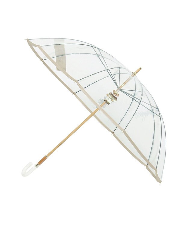 MOONBAT POLO RALPH LAUREN（ポロ ラルフローレン) ビニール傘 TPU×SEASONAL BEAR 雨傘 長傘 ベージュ