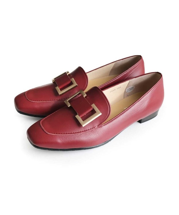 Pointer 日本製 国産牛革ローファー ワイン