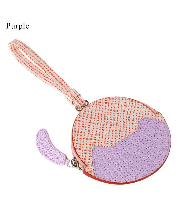 tsumori chisato CARRY スプリングねこパズル コインケース 小銭入れ 【 ミニ財布 としても♪】 パープル