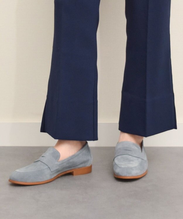 INTER-CHAUSSURES 【ANGEL ALARCON】ラウンドトウベーシックローファー ブルースウェード