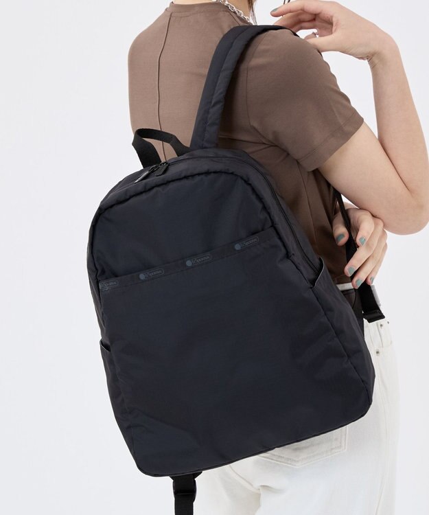 LeSportsac DAILY BACKPACK 【日本限定】リサイクルドブラックJP リサイクルドブラックJP