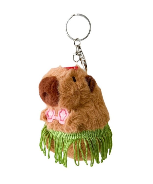 WEGO バカンスカピバラぬいぐるみキーホルダー 柄2