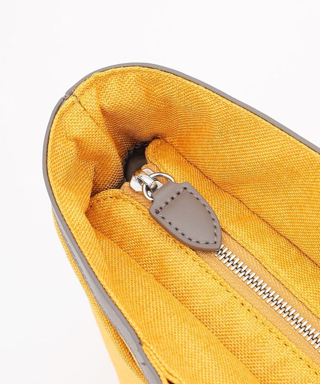 Y'SACCS リネンライク　イニシャルトート　Mサイズ イエロー