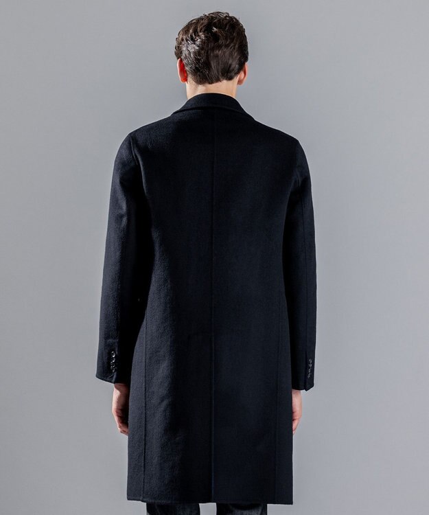 JOSEPH HOMME DOUBLE FACE CASHMERE CHESTER FIELD COAT ブラック系