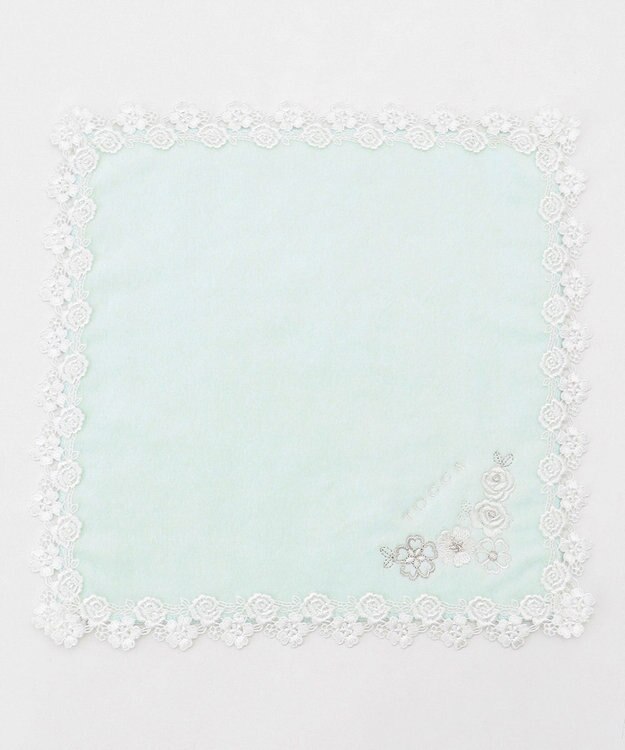 TOCCA PRETTY FLOWER TOWELCHIEF タオルハンカチ スカイブルー系