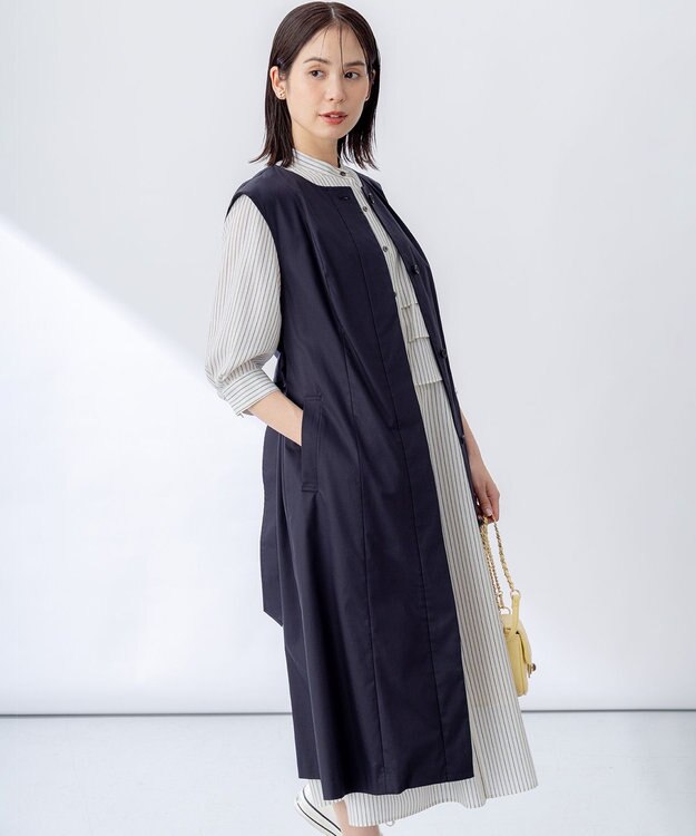 組曲 S 【WEB限定】3WAYギミックアウター ネイビー系