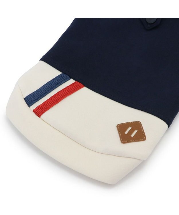 PET PARADISE ペットパラダイス ペティヒート パーカー 《バイカラー》  中型犬 大型犬 紺（ネイビー・インディゴ）