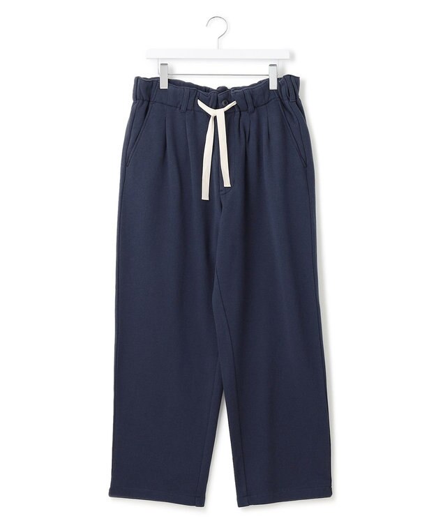 J.PRESS YORK STREET 【UNISEX】ワイドスウェットパンツ ネイビー系