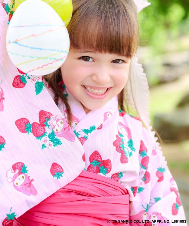 ANY KIDS 【any FAM×サンリオキャラクターズ】2WAY 浴衣セット マイメロディ×イチゴ