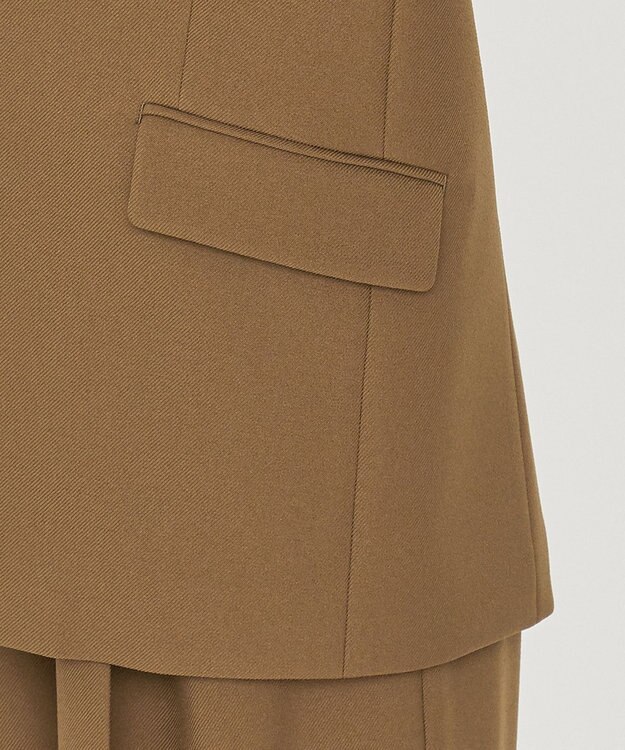 uncrave プレーンスーツ ジャケット（uncrave WHITE） ブラウンカーキ