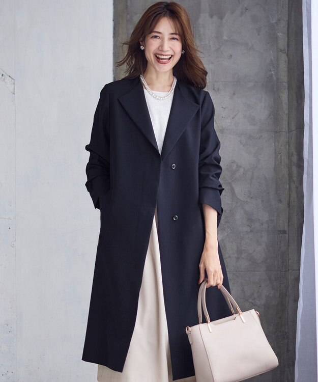 ANY SIS S ノーカラーライト テロンチ ネイビー