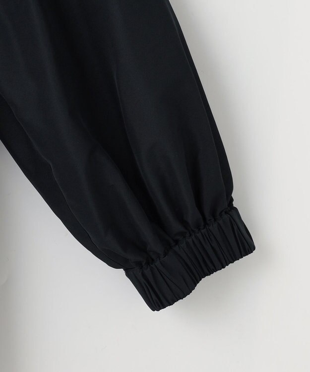 #Newans 【セレモニーにも】ラウンドフリルタフタブルゾン ネイビー