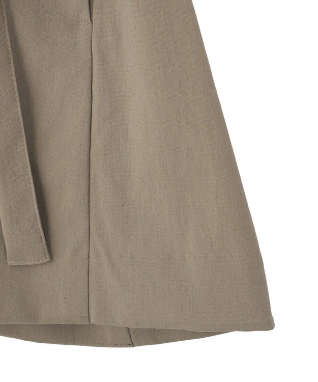 YECCA VECCA ドライタッチウエストベルトジレ Dark Beige