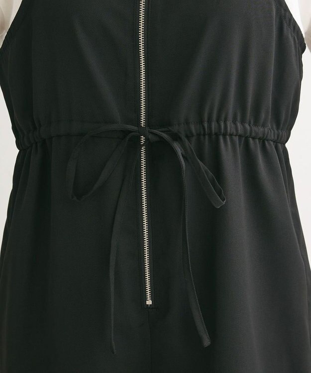 Green Parks ウエストリボンサロペット Black