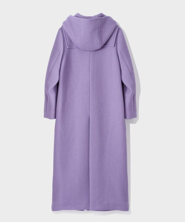 GRACE CONTINENTAL ロングダッフルコート パープル