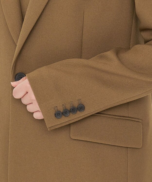 uncrave プレーンスーツ ジャケット（uncrave WHITE） ブラウンカーキ