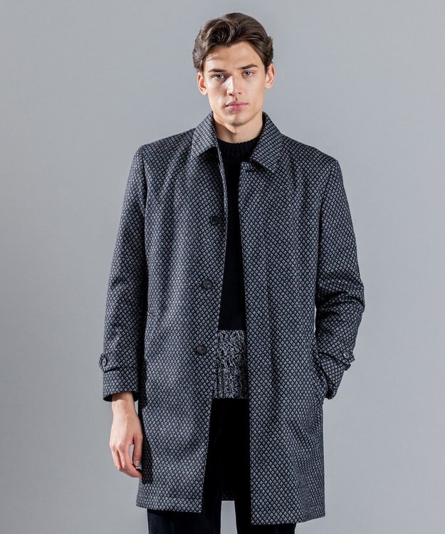 JOSEPH HOMME 【WEB限定カラーあり】ドビージャージー　ステンカラーコート 【WEB限定色】グレー系3