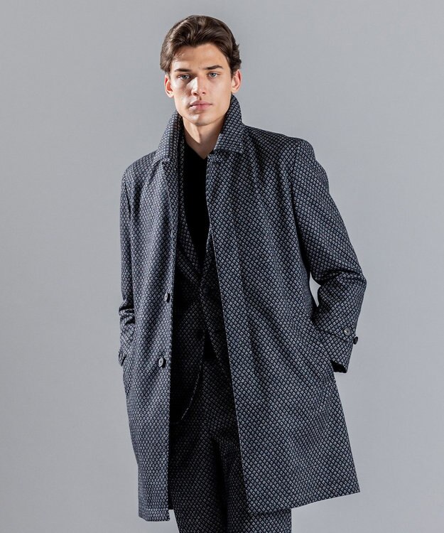 JOSEPH HOMME 【WEB限定カラーあり】ドビージャージー　ステンカラーコート 【WEB限定色】グレー系3