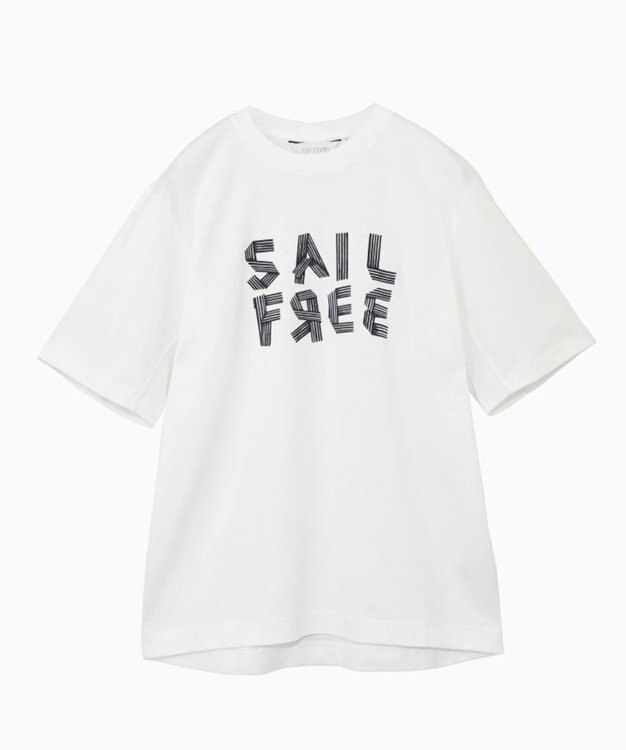 FORFORMO Fraise Print T-shirt-A フライスプリントTシャツ ホワイト