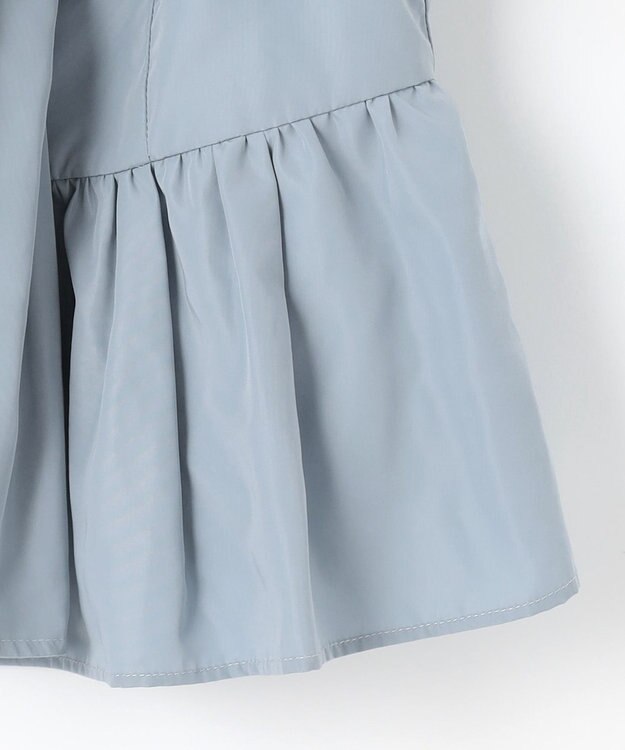 Feroux 【セットアップ対応・洗える】リボンタフタ ビスチェ カットソー ブルー系