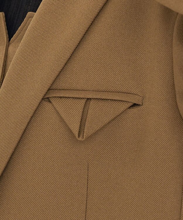 uncrave プレーンスーツ ジャケット（uncrave WHITE） ブラウンカーキ