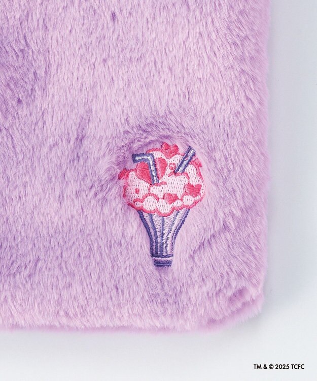 MOONBAT Care Bears(ケアベア) フェイクファーサコッシュ 手洗い可能 バッグ ライトパープル