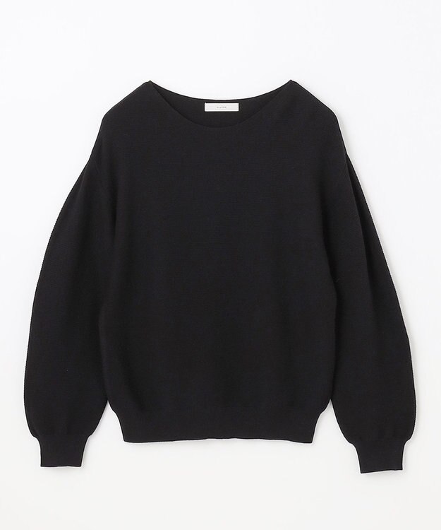 ANY L 【ウエストゴム/洗濯機可能】ハンドトゥースセットアップ ブラック×オフ