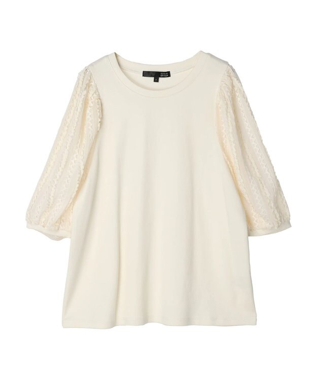 Green Parks ・ＳＵＧＡＲ　ＳＰＯＯＮイソザイスリーブプルオーバー Off White