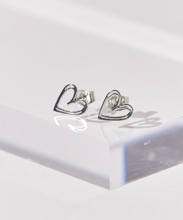 AMERICAN HOLIC スモールハートピアス Silver
