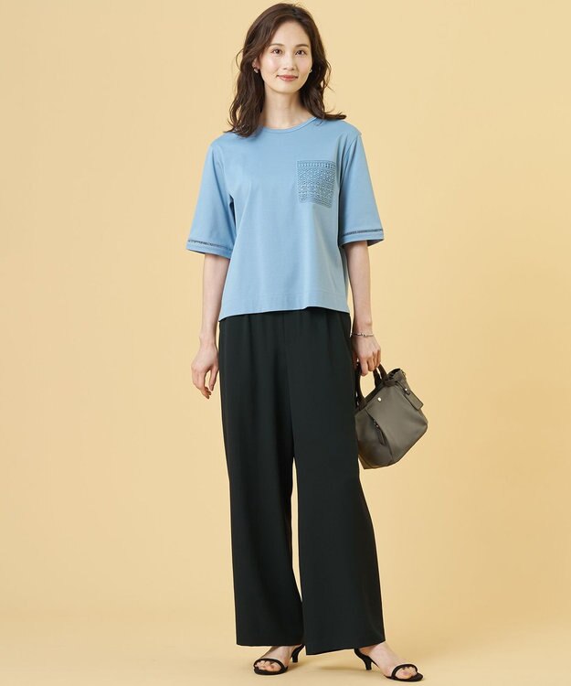 J.PRESS LADIES 【新色登場！・WEB限定カラーあり・2way】ナイロン ポシェット バッグ 【WEB限定】グレー系