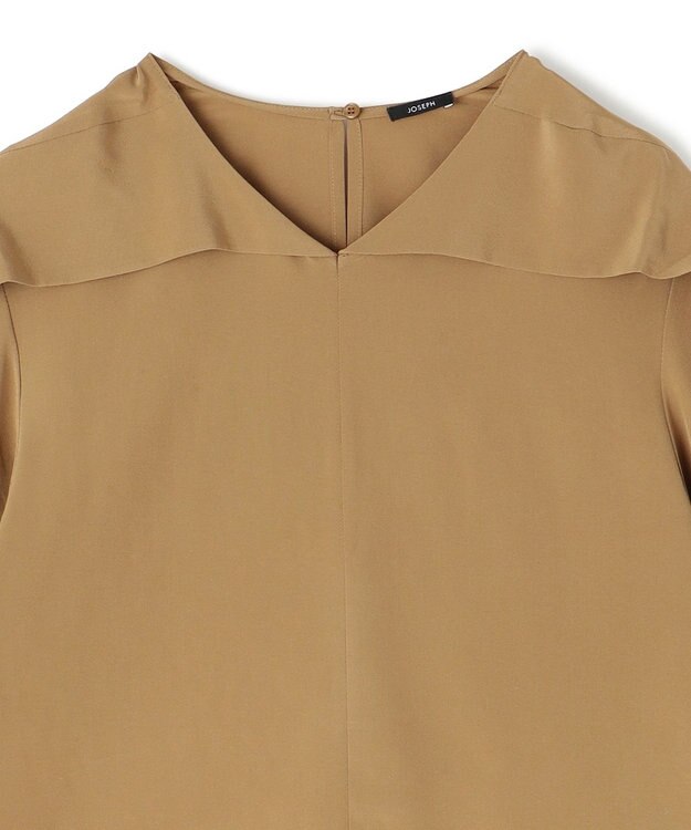JOSEPH 【洗える】ニューシーディーシー　ブラウス Khaki