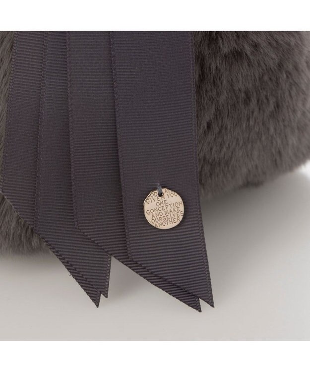 UNBILLION カシュカシュ cachecache / 下がりグログランワンハンドルエコファートート GY