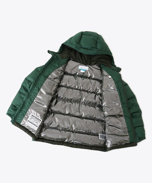 Columbia Columbia/ 【KIDS】パイクレイクIIフーデッドジャケット /コロンビア Rain Forest、 Greenscape